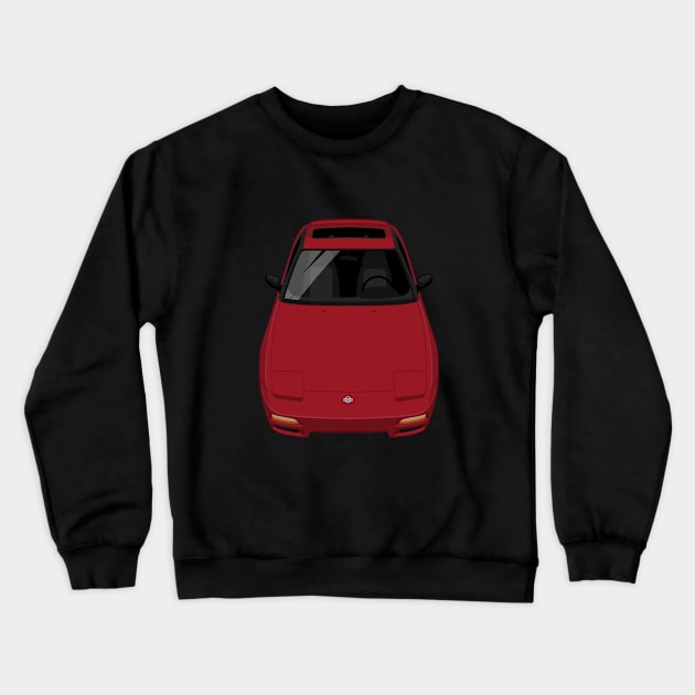 240SX SE First gen S13 1989-1994 - Cherry Red Crewneck Sweatshirt by jdmart